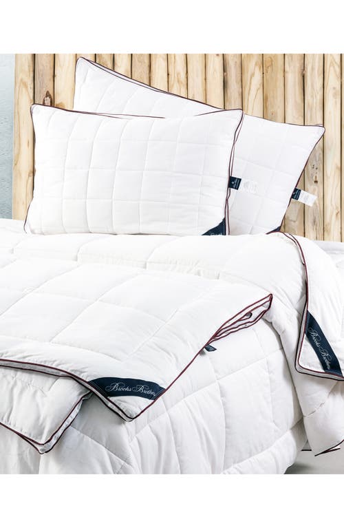 Brooks Brothers Cotton Pillow In White