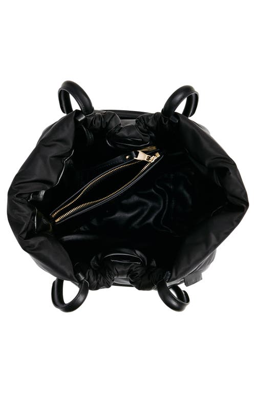 Shop Proenza Schouler Large Ruched Nylon Tote In Black