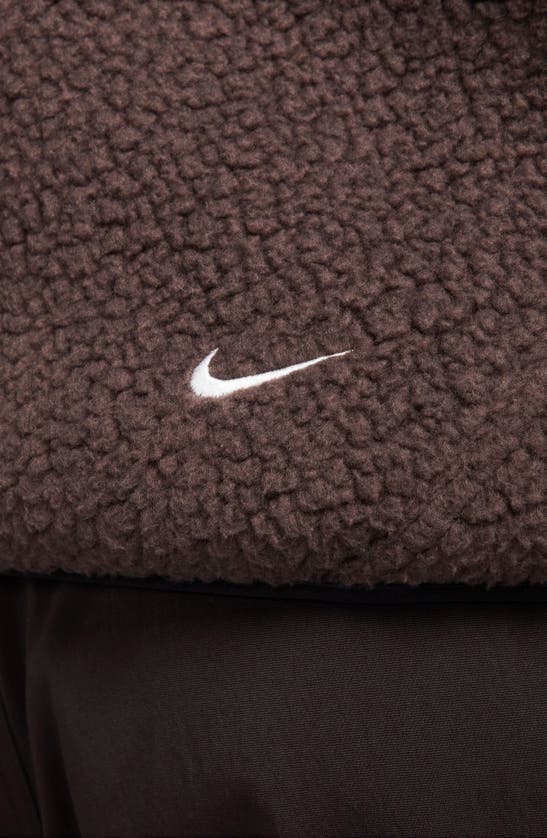 Shop Nike Acg Arctic Wolf High Pile Fleece Vest In Baroque Brown/ Black