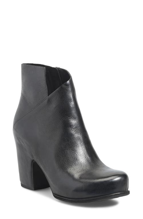 Shop Kork-ease ® Seeley Platform Bootie In Black Leather