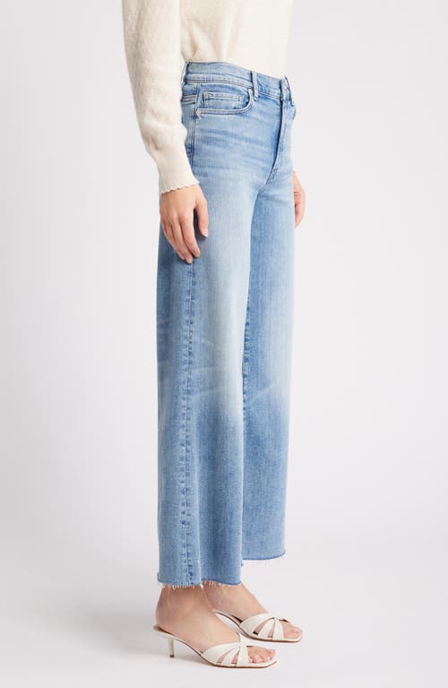 Shop Frame Le Palazzo High Waist Crop Wide Leg Jeans In Whimsy