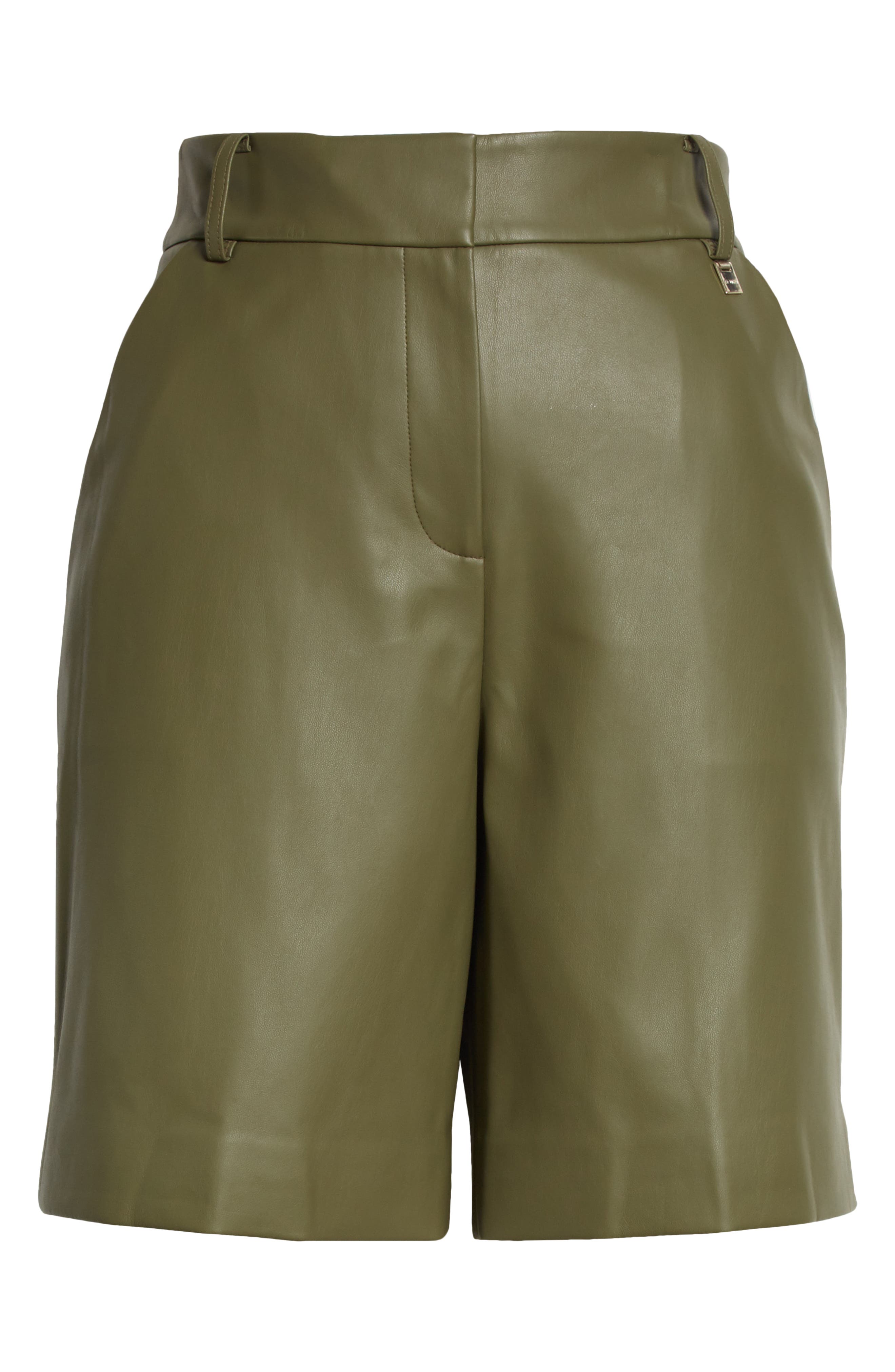 ted baker leather shorts