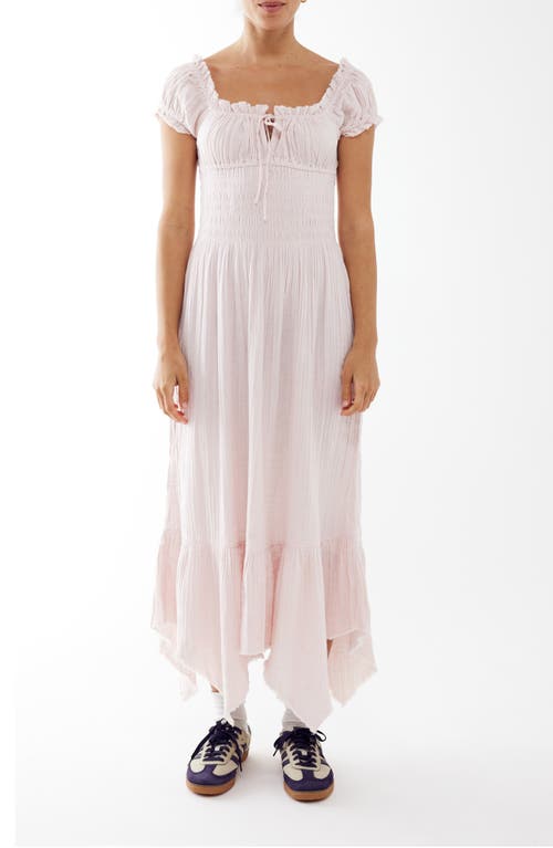 Suki Cotton Gauze Maxi Dress in Chalk Pink