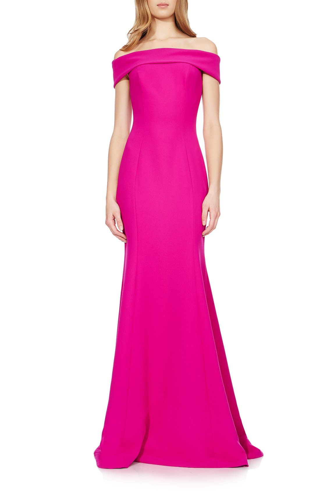 theia off the shoulder mermaid gown