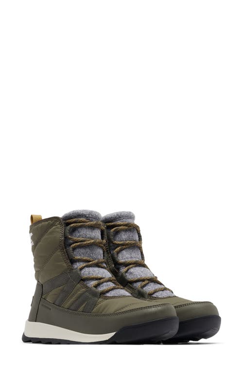 SOREL Whitney&trade; II Waterproof Winter Boot in Stone Green, Black at Nordstrom, Size 6