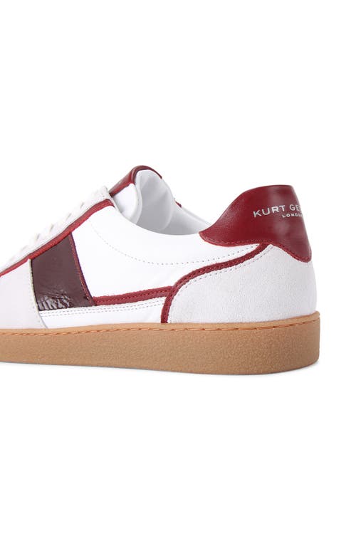 Shop Kurt Geiger London Lloyd Sneaker In Open White