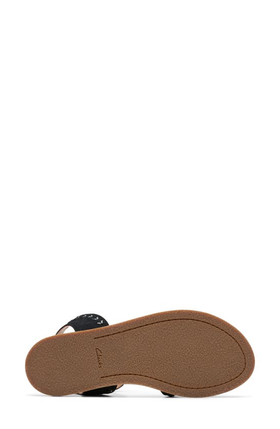 Shop Clarks Maritime May Sandal In Black Suede