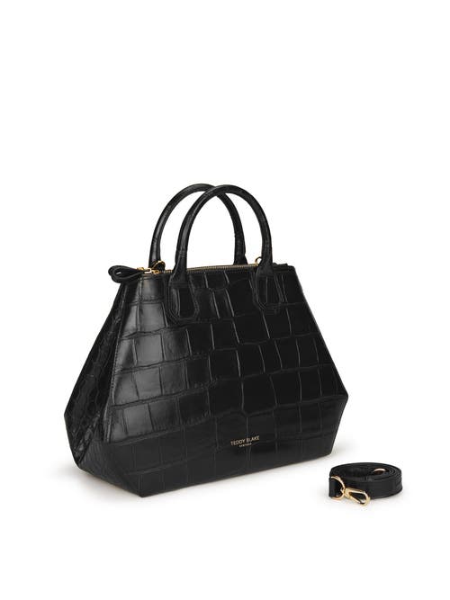Teddy Blake Vera Croco 14" In Black/red