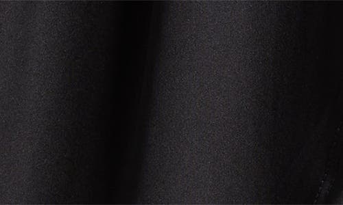 24seven Comfort Apparel Draped Wrap Skirt In Black