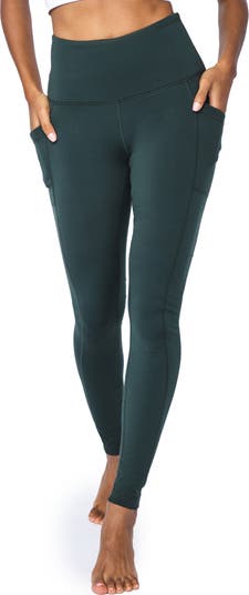 Купить 90 degree by reflex womens polarflex fleece lined high waist side  pocket legg (386322001329)
