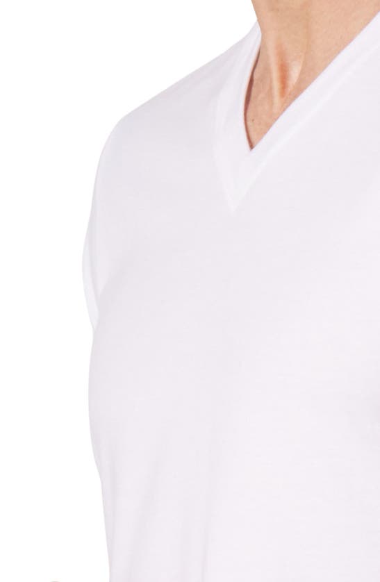 Shop The Normal Brand Puremeso V-neck T-shirt In White