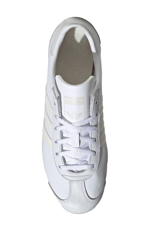 Adidas Originals Adidas Country Low Top Sneaker In White/ Off White/ Alumina
