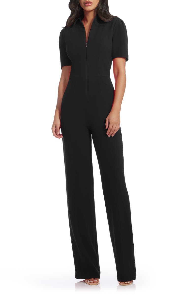 Dress the Population Gloria Front Zip Jumpsuit | Nordstrom