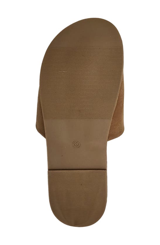 Gaahuu Slide Sandal In Brown