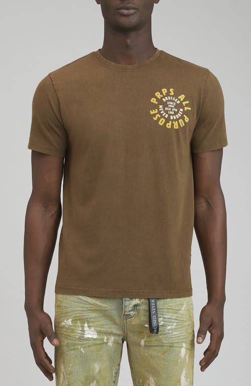 Prps Custer Graphic T-shirt In Bison