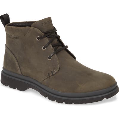 Sperry Watertown Waterproof Chukka Boot- Grey