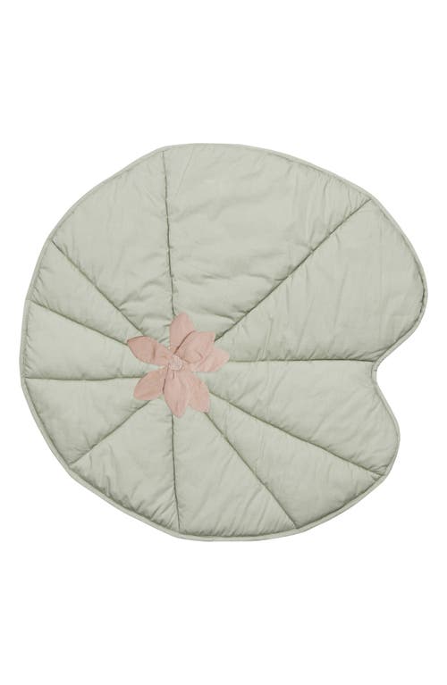 Lorena Canals Water Lily Organic Play Mat in Olive at Nordstrom