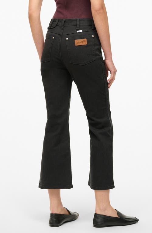 STAUD STAUD + WRANGLER THE CROP BOOTCUT JEANS 