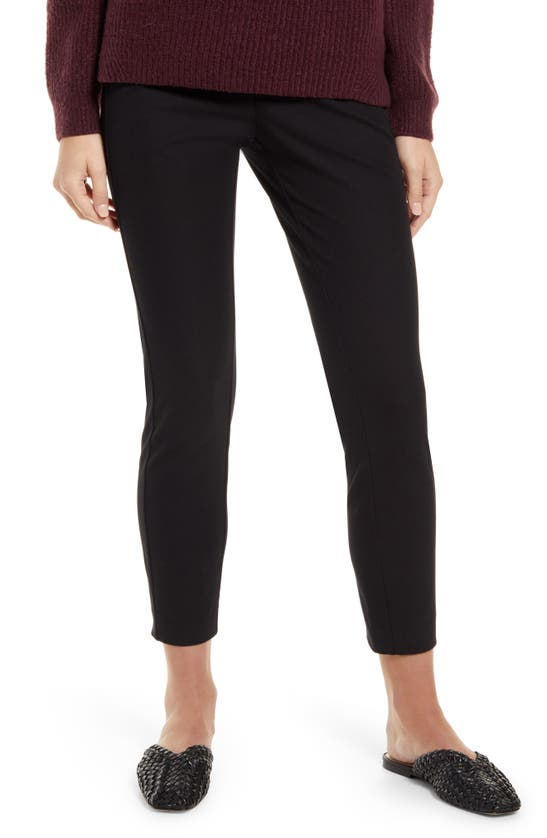 Shop Nordstrom Everyday Skinny Fit Stretch Cotton Ankle Pants In Black