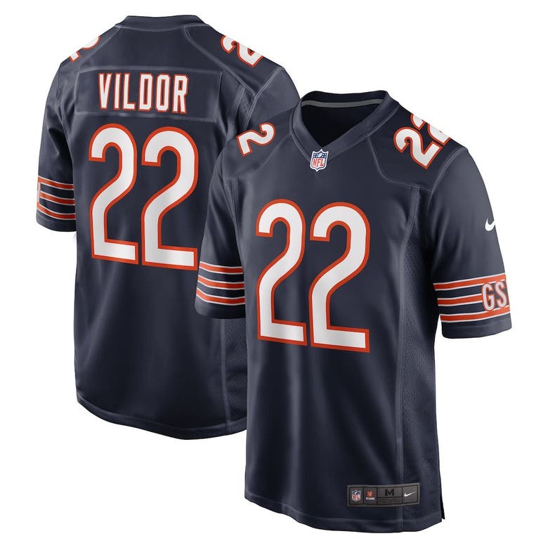 Nike Kindle Vildor Navy Chicago Bears Game Jersey