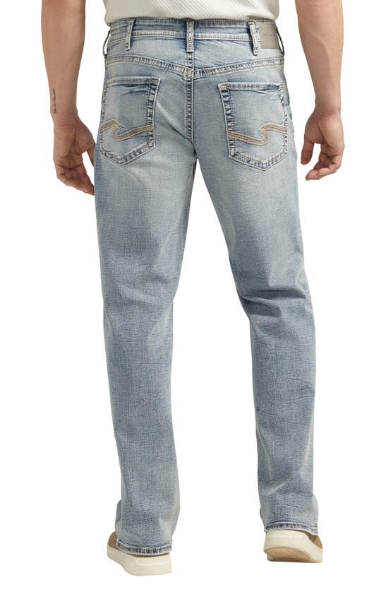 Shop Silver Jeans Co. Gordie Relaxed Straight Leg Jeans In Indigo