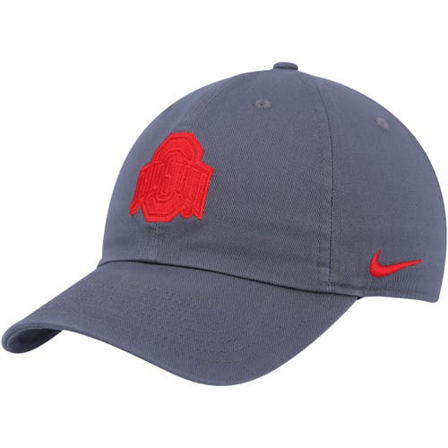 Men's Nike Gray Ohio State Buckeyes Hertiage86 Adjustable Hat