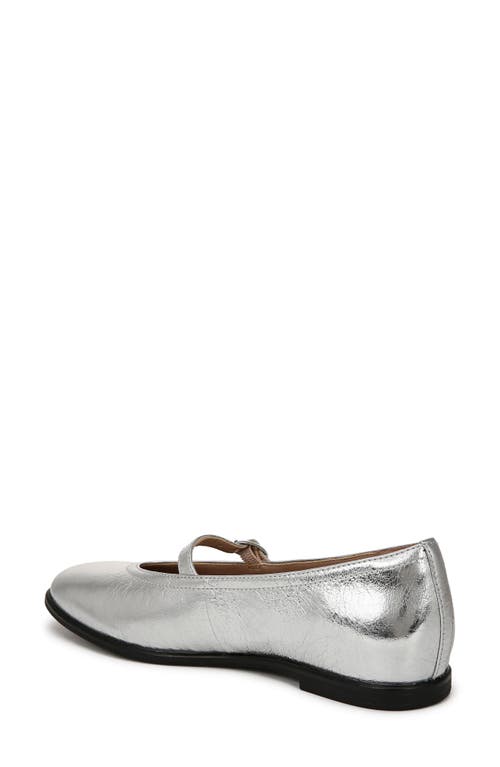 Shop Naturalizer Elina Mary Jane Flat In Silver