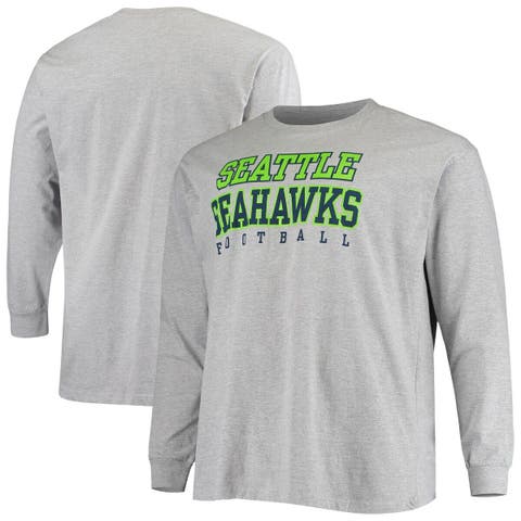 Seattle Seahawks Mens Shirt Nike Infograph Lock Up Performance Long Sleeve T