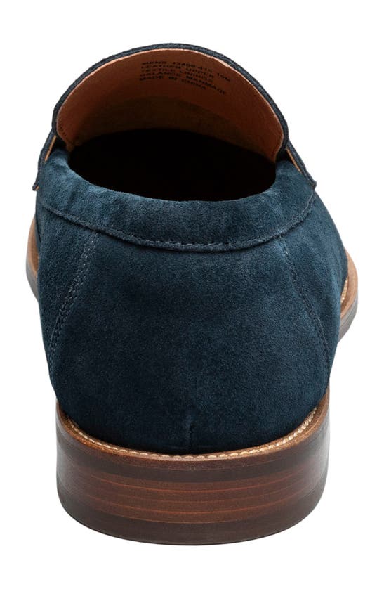 Shop Florsheim Rucci Apron Toe Penny Loafer In Navy