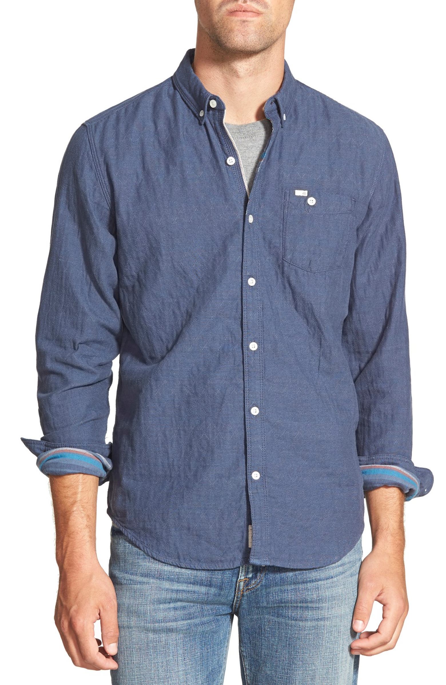 Timberland 'Allendale' Slim Fit Diamond Print Sport Shirt | Nordstrom