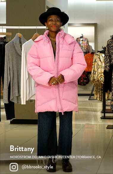 nordstrom pink coat