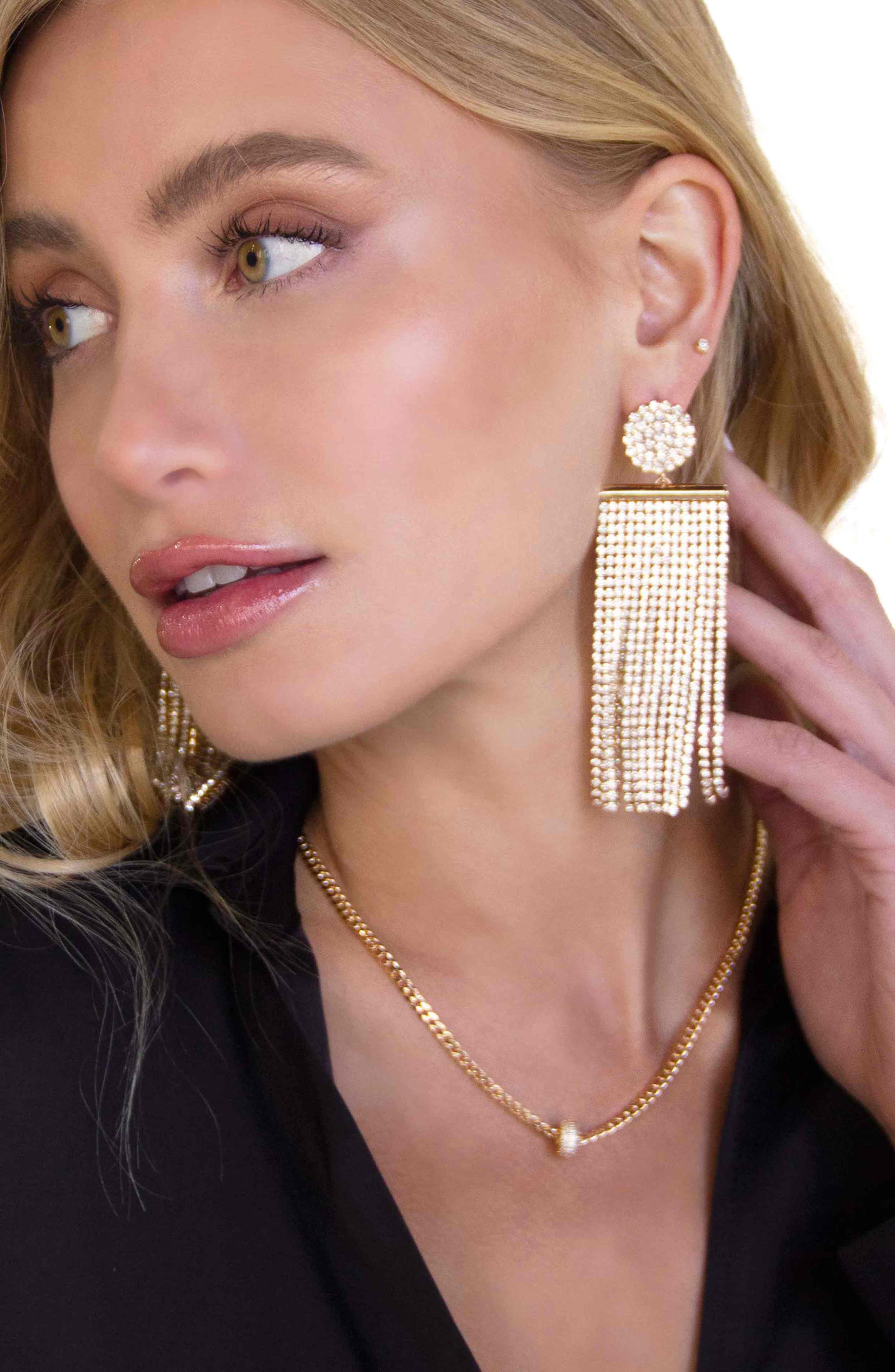 Ettika Movement Crystal Drop Earrings Nordstrom