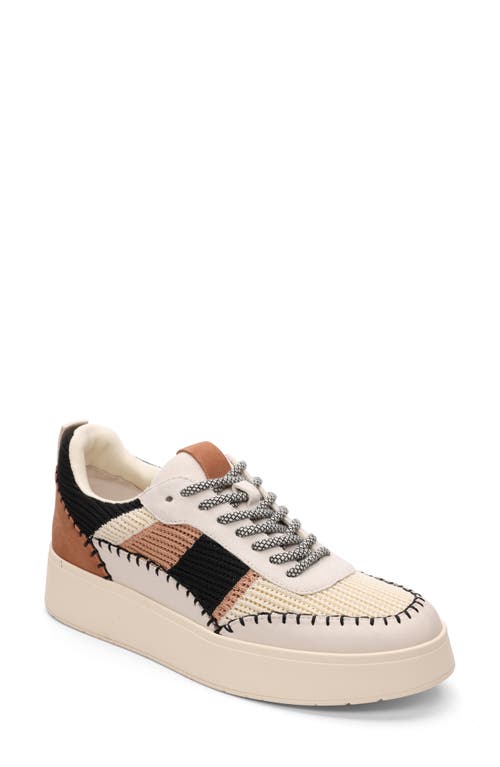 Sanctuary Peace Platform Sneaker In Black/white/tan