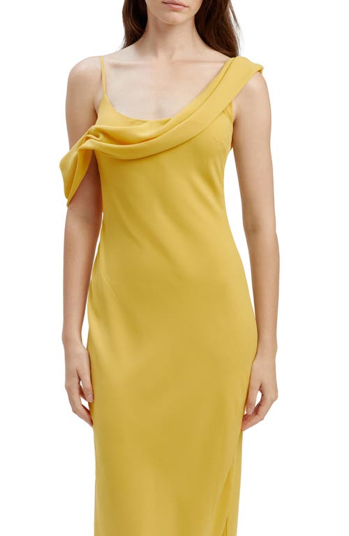 Shop Bardot Mayari Asymmetric Dress In Marigold