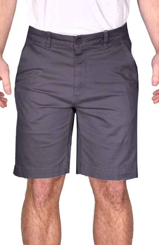 Shop Vintage 1946 Stretch Comfort Chino Shorts In Smokey Grey