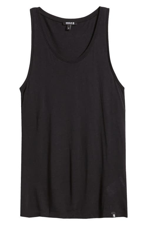 Shop Brooklyn Industries Scoop Neck Tank Top In Black