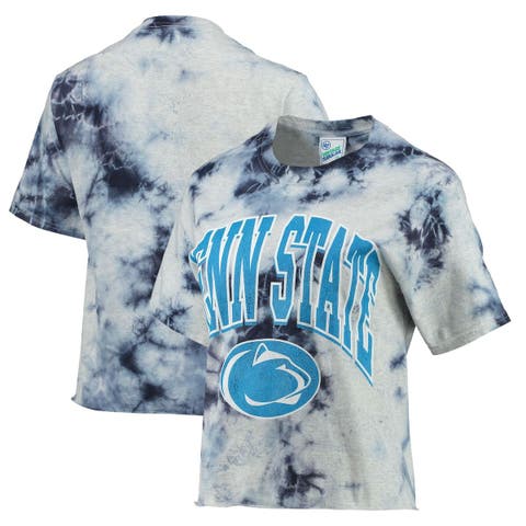 NFL New York Giants Junior Short Sleeve Tie-Dye Fashion Crop T-Shirt - S