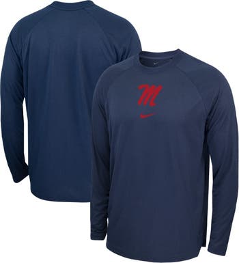 Dallas Cowboys Nike Dri-Fit Cotton Long Sleeve Raglan T-Shirt - Mens