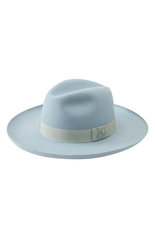 Helen Kaminski Augustine Merino Wool Fedora in Moonstone 