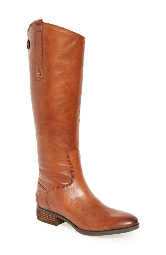 Sam Edelman 'penny' Boot (wide Calf) (women) In Whiskey Extended Calf ...