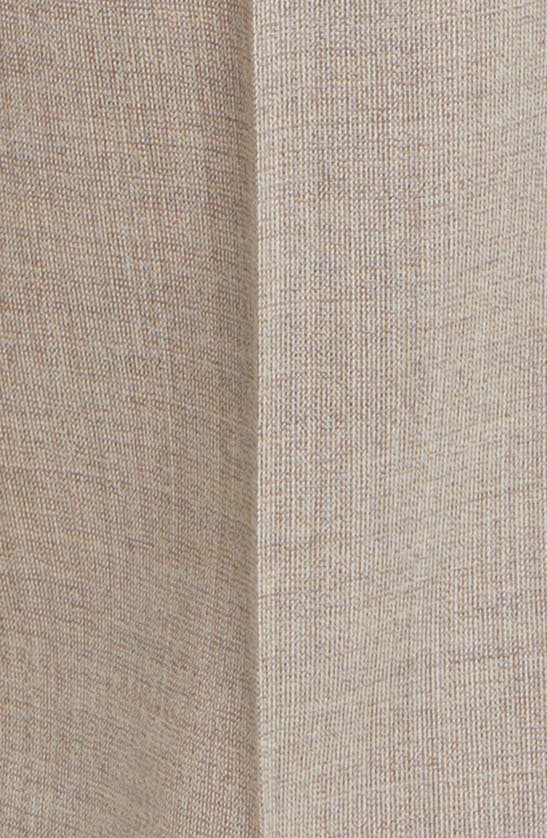 Ted Baker Jerome Soft Constructed Trim Fit Flat Stretch Wool Pants In Tan