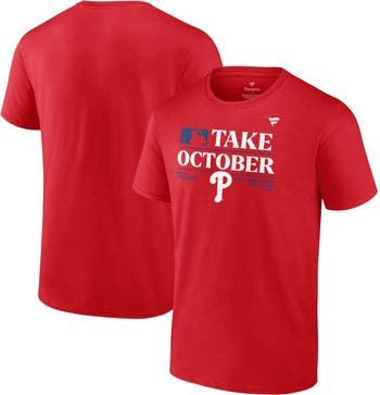 Philadelphia Phillies Fanatics Branded 2023 Postseason Locker Room T-Shirt  - Red