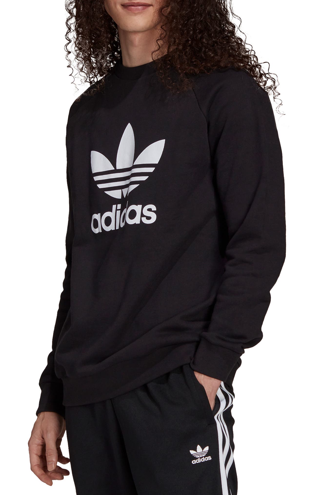 WOMEN FASHION Jumpers & Sweatshirts Hoodless Black XS discount 64% Adidas sweatshirt 