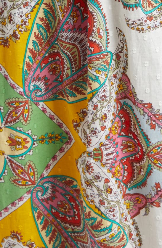 Shop Mille Garden Smocked Cotton Sundress In Kaleidoscope