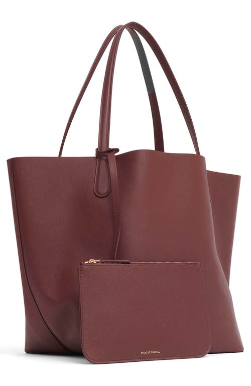 Mansur Gavriel Everyday Soft Leather Tote in Pomegranate 