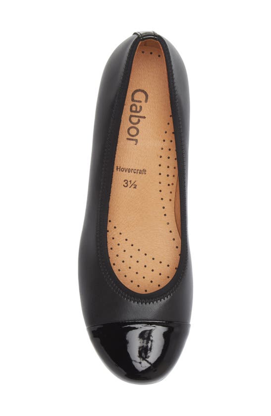 Gabor Ballet Flat In Black