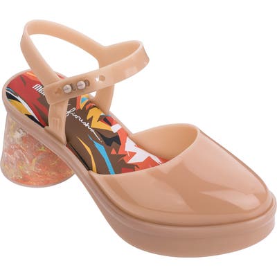 Melissa + Fiorella Gianini Revolution Jelly Pump, Pink
