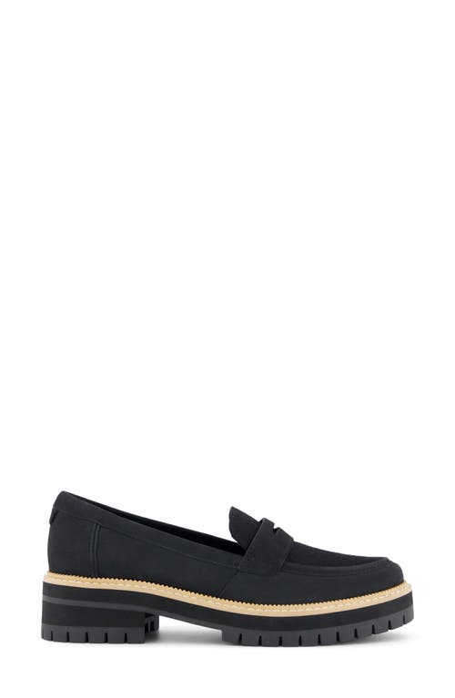 Shop Toms Cara Platform Penny Loafer In Black