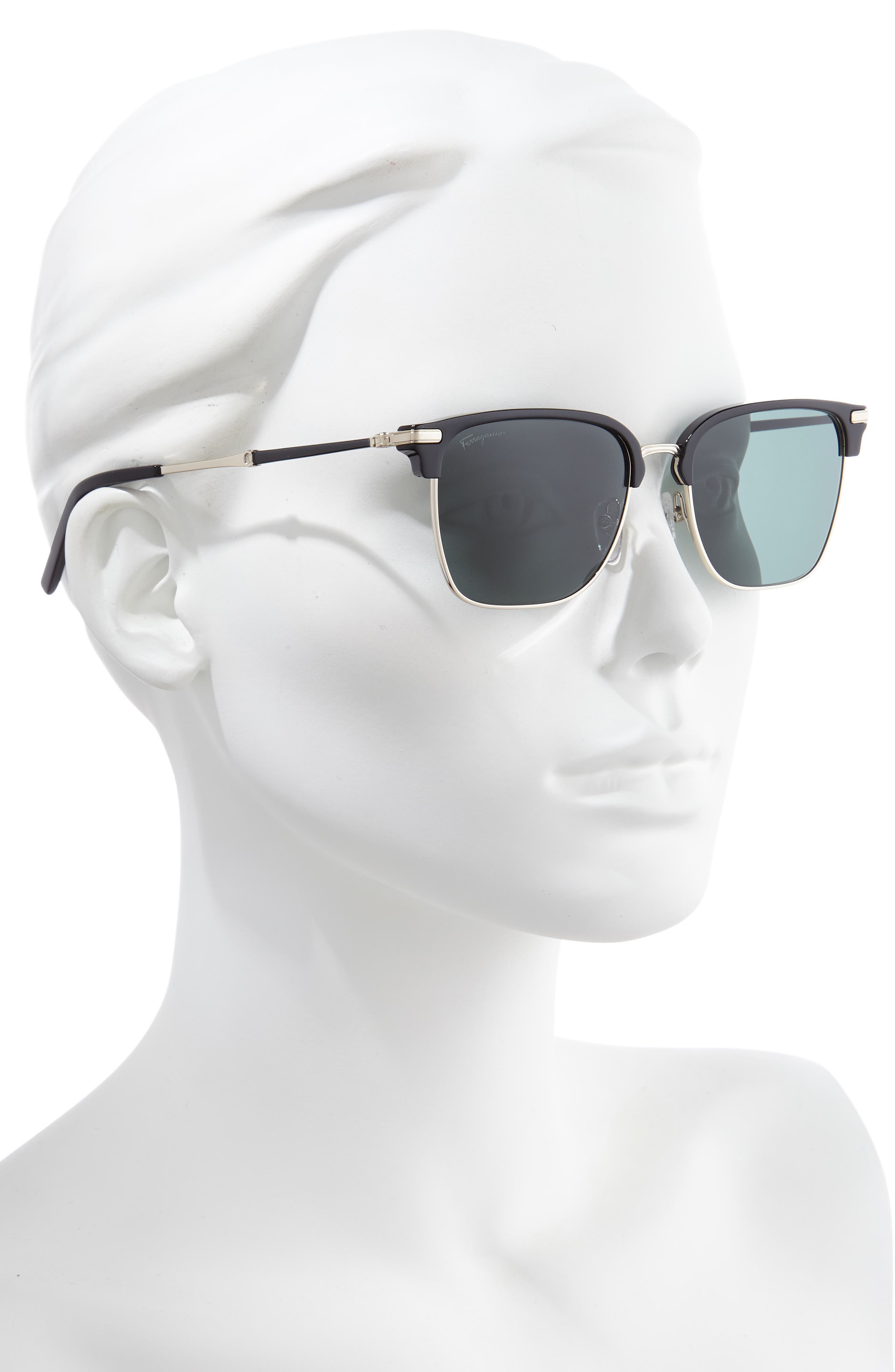 53mm square sunglasses salvatore ferragamo