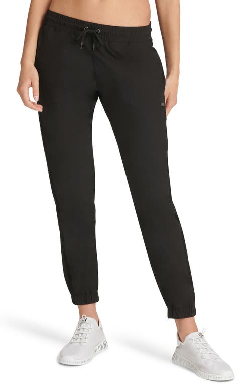 DKNY SPORT Commuter Active Woven Joggers in Black at Nordstrom, Size Medium